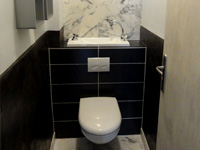 Wassersparende Wand-WC integriertes WiCi Bati Waschbecken - Herr M (Frankreich - 26)